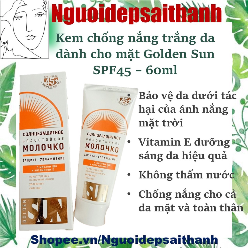 Chống nắng Golden Sun Spf45 Nga