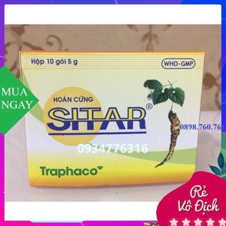 Hoàn Cứng Sitar- TRAPHACO giúp hỗ trợ điều trị trĩ nội, trĩ ngoại, giảm sưng nề búi trĩ
