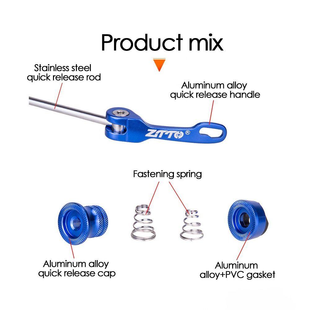 MUVAKO 1 Cặp Xiên Xe Đạp Leo Núi Bằng Thép Siêu Nhẹ 100mm 135mm