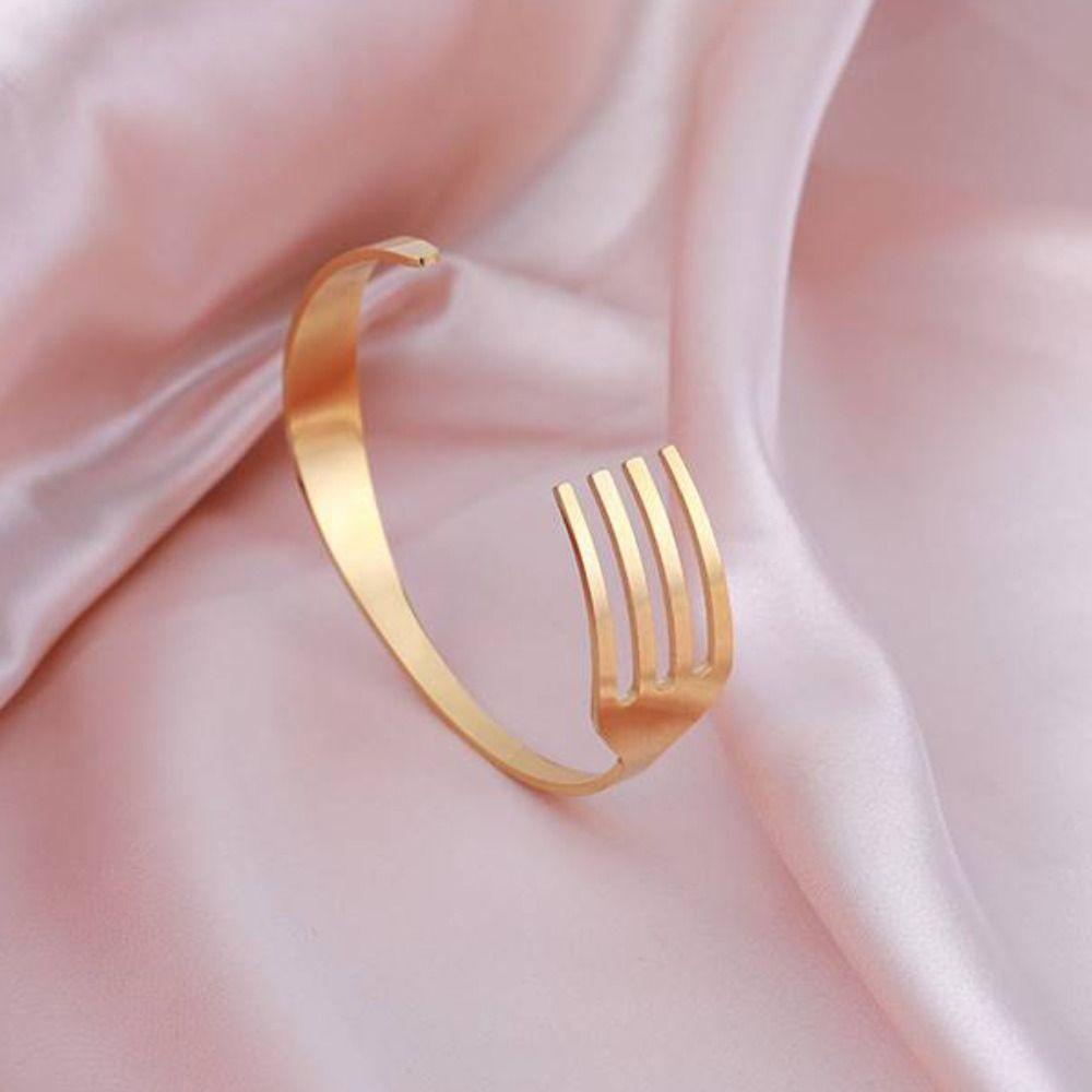 Vòng Tay Hoa Hồng Cho Nữ|Nhẫn Thép Không Gỉ Phong Cách Retro Thời Trang