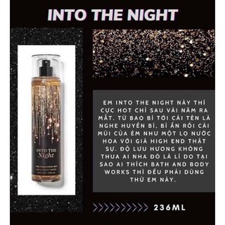 Bodymist victoria into the night