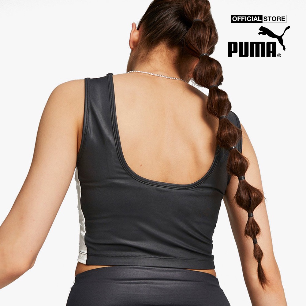 PUMA - Áo croptop nữ sát nách T7 Shiny 535712-01