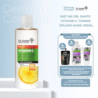 Mặt nạ cấp ẩm và dưỡng trắng da Dr. Sante Vitamin C Toning Splash Mask - 100ml [NHẬP KHẨU CHÍNH HÃNG 100%]