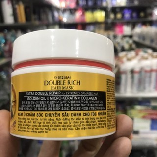 KEM Ủ TÓC DOUBLE RICH 150G VÀNG (Dành cho tóc nhuộm)