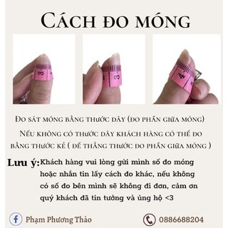 [ Móng Giả Thiết Kế ] nail box kèm keo dũa