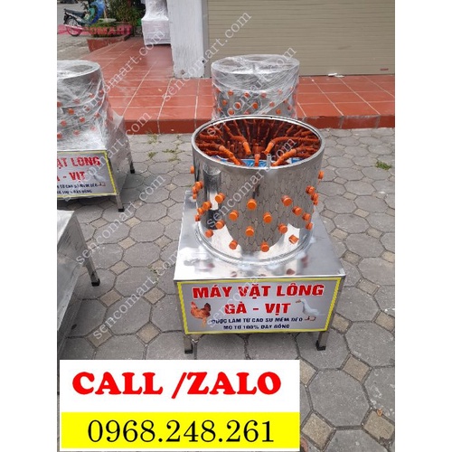 Máy vặt lông gà phi 60 tặng 1 phễu cắt tiết nhỏ inox