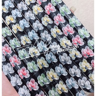 Hoa bột - hoa nail - hoa chân