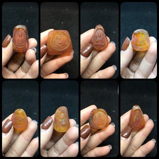 Mặt dây đeo cổ tượng Phật Hổ phách Amber