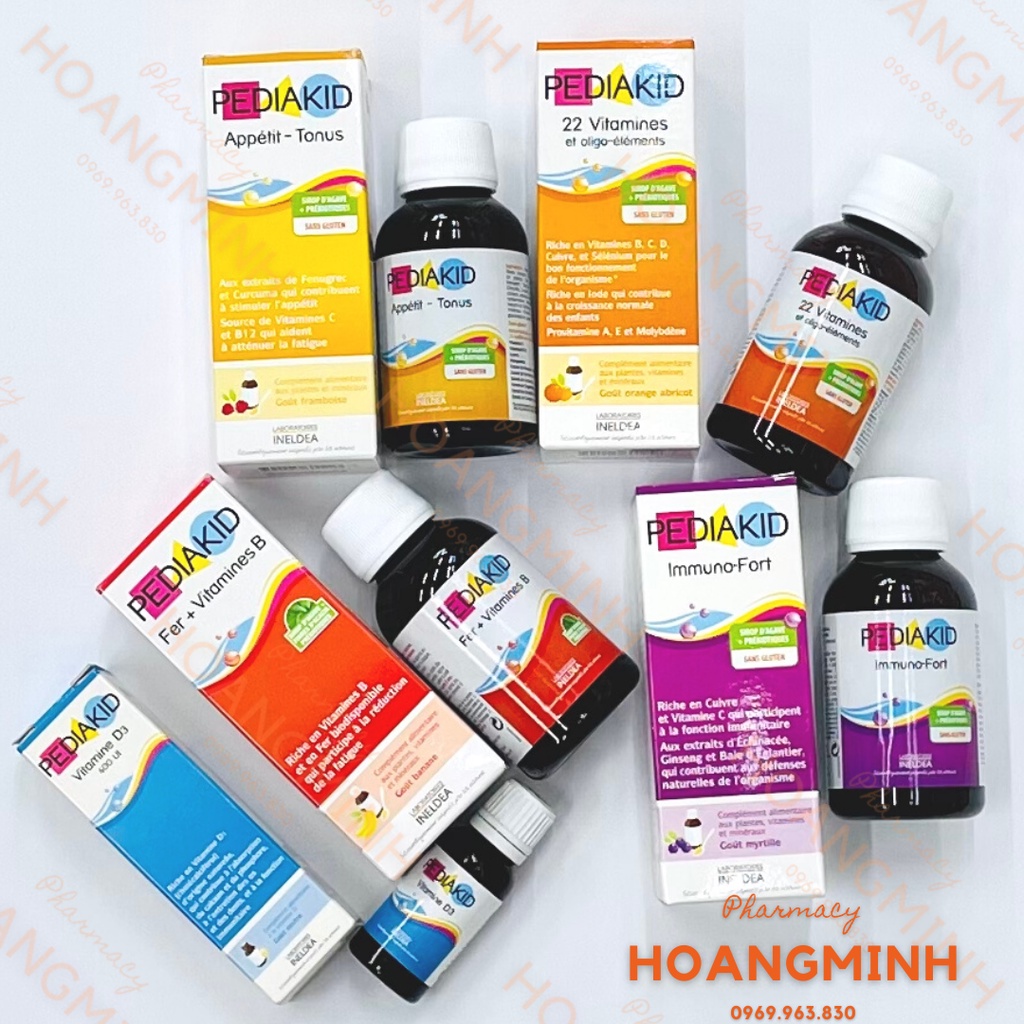 SIRO PEDIAKID  Nhập Khẩu Pháp, Giúp Bé Ăn Ngon, Tăng Đề Kháng, Chống Còi Xương, Ăn Ngon, Bổ Máu
