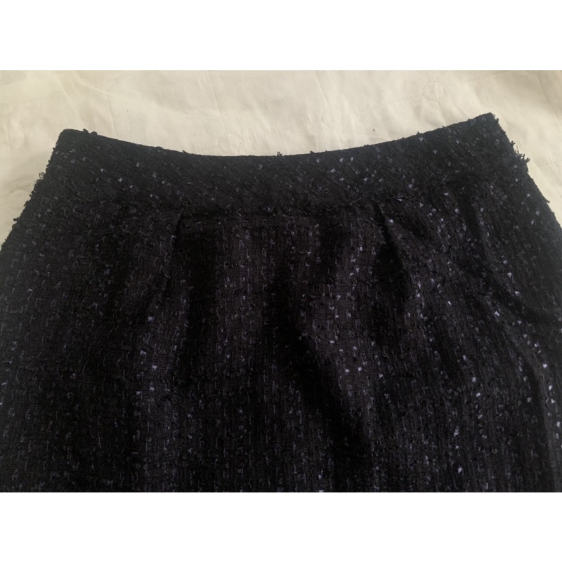 Chân váy bút chì V794 form ngắn chất dạ tweed dày dặn 2hand Nhật si tuyển ảnh thật