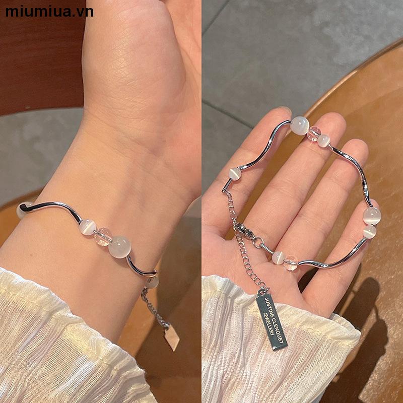 miumiuaVòng Tay Chuỗi Hạt Phối Tua Rua Thời Trang Cho Nữ