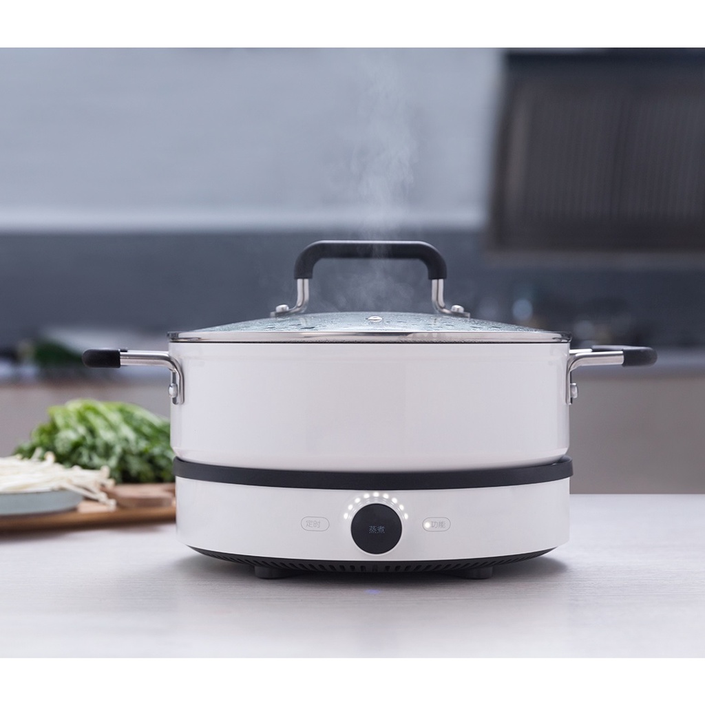 Bếp từ đơn Xiaomi Mijia DCL002CM Youth Lite Version 2 có 9 Mức Nhiệt, Công Suất 2100W, Nồi lẫu Xiaomi Mijia