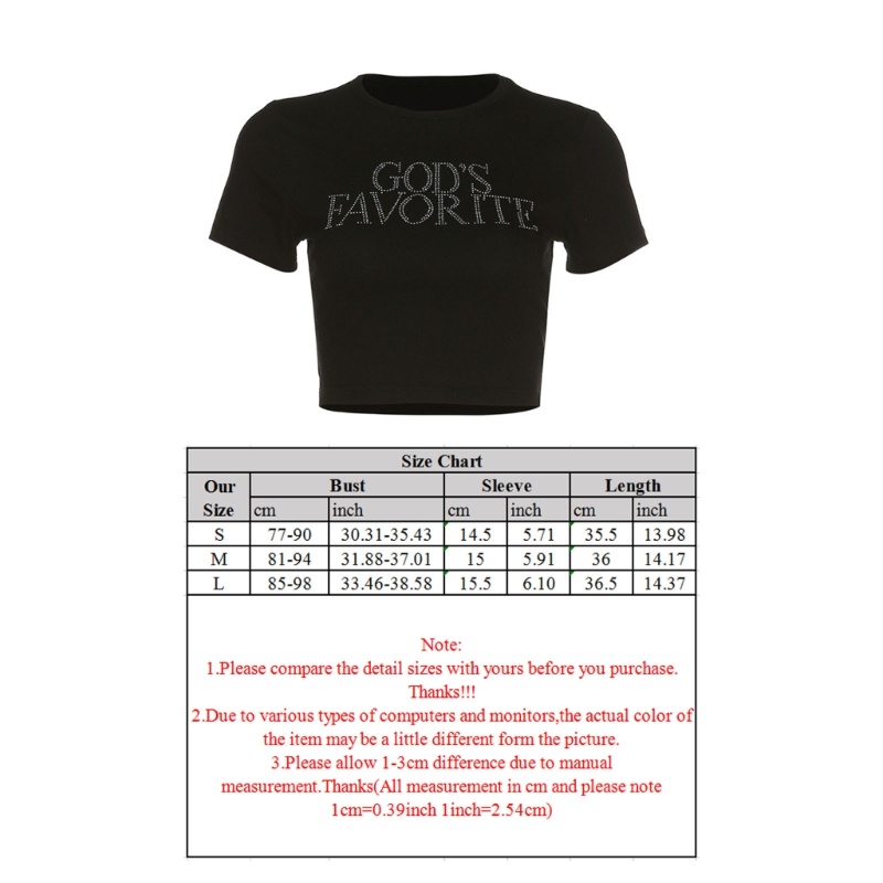 Áo Thun Lửng Ngắn Tay Đính Đá Phong Cách Trẻ Trung Dành Cho Nữ