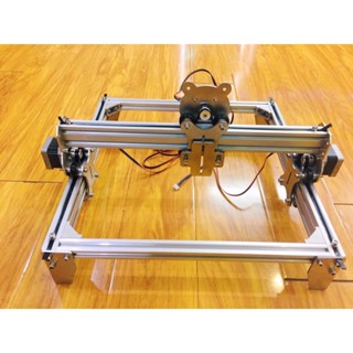 SIÊU RẺ Khung máy khắc laser, máy vẽ CNC mini - Bích bằng inox