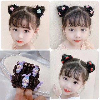 Dây Cột Tóc Giả - Buộc Tóc Cho Bé Gái Kiểu Búi Tóc Natra