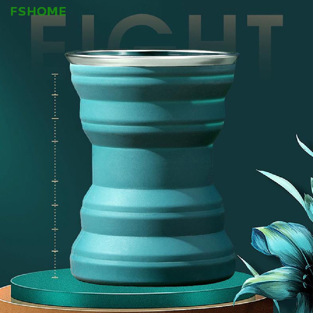 Cốc Uống Nước Silicone 320ml Gấp Gọn Tiện Lợi