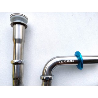 bộ xả lavabo inox(xả nhấn)