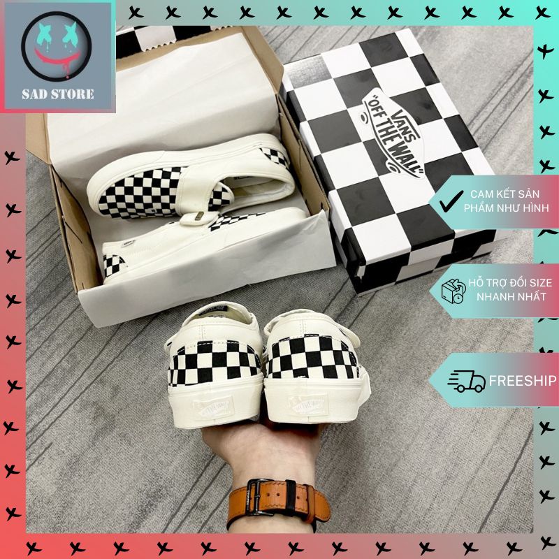 Giày Vans Nam Nữ, Giày Vans Đen Buộc Dây Thời Trang Full Box Bill Hàng Đẹp