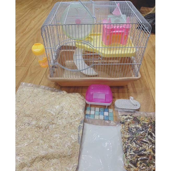 combo đồ nuôi hamster rẻ nhất - combo 10 món đồ