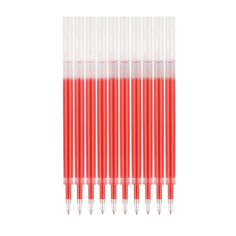 Bút Bi GEL Bấm Thân Mờ Ngòi 0.5 mm Heytabox 3 Màu Mực Đen Đỏ Xanh viết trơn ra mực đều dụng cụ văn b16 phòng phẩm B18