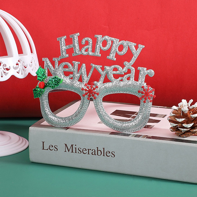 Kẹp Tóc Hình Mắt Kính Mừng Năm Mới 2022 Vui Nhộn Cho Bé