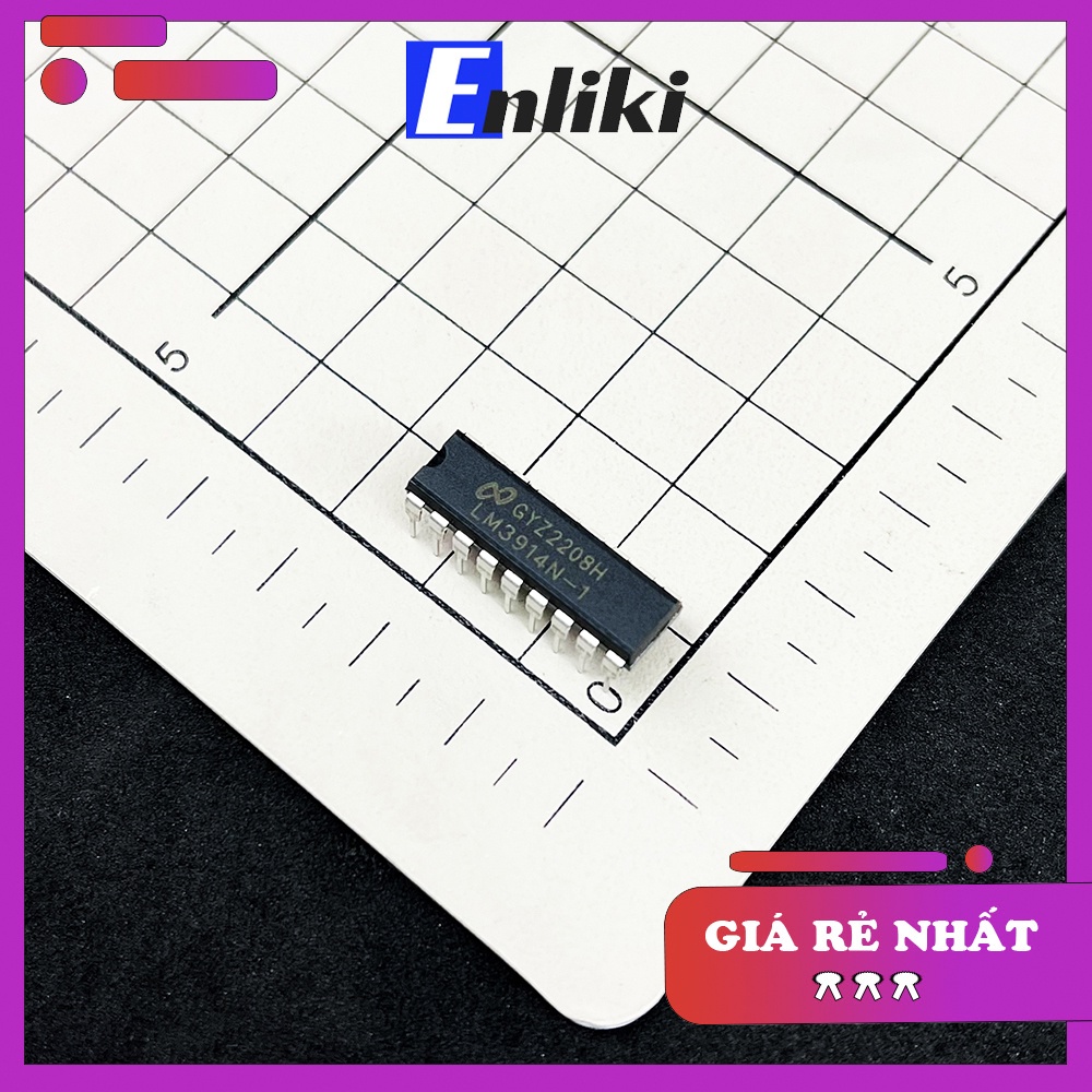 LM3914 IC Nháy Theo Nhạc DIP18