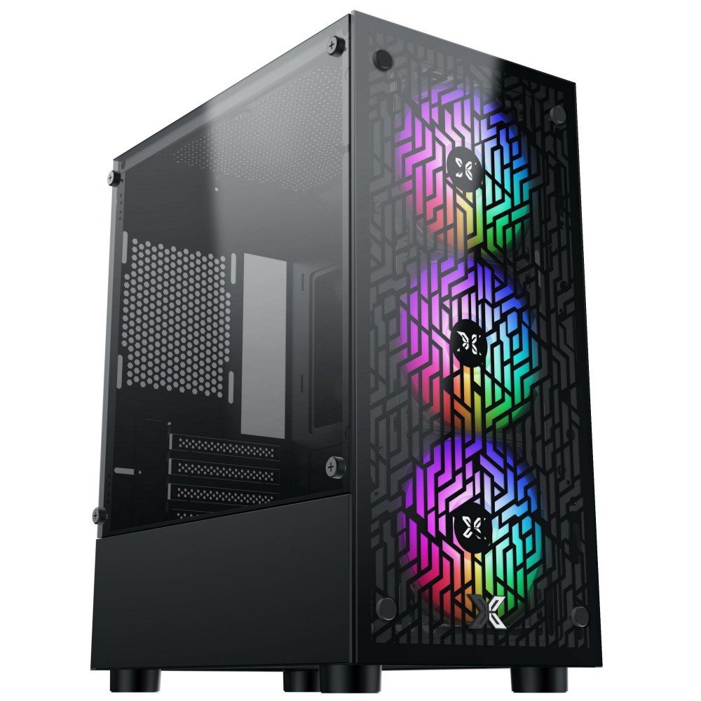 Vỏ Case XIGMATEK NYX 3F BLACK ( KÈM 3 FAN LED )