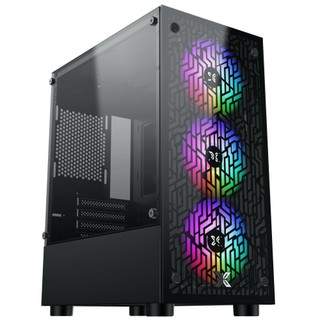 Vỏ Case XIGMATEK NYX 3F BLACK ( KÈM 3 FAN LED )