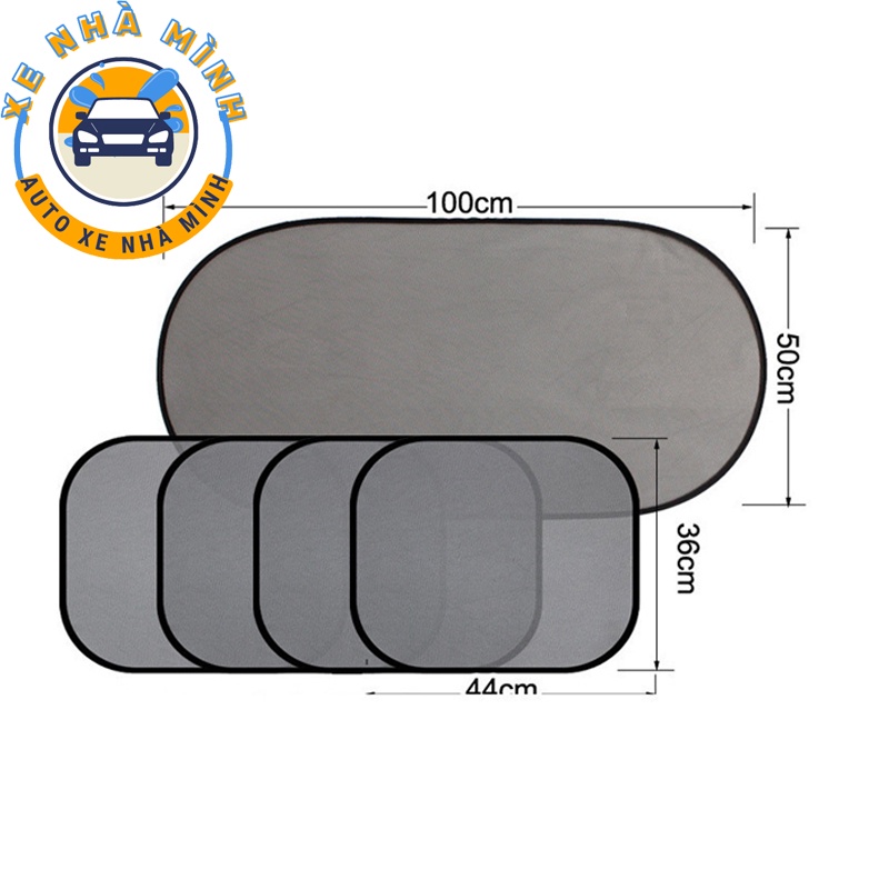 Tấm che nắng ô tô Xe Nhà Mình, chống  che nắng hiệu quả. Ngăn cản tia UV, bộ chống nắng 5 tấm cho ô tô, xe hơi | BigBuy360 - bigbuy360.vn