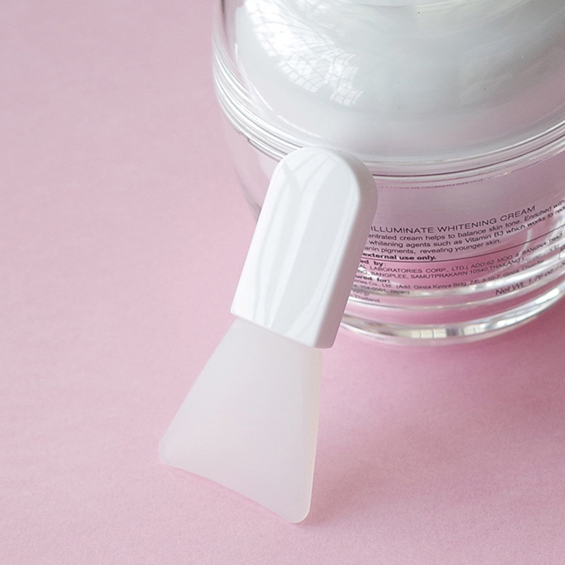 Cọ Đắp Mặt Nạ Bùn Mini Tay Cầm Ngắn Bằng Silicon Mềm