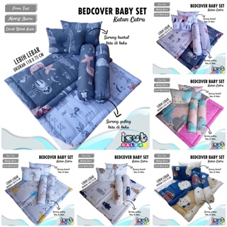 Image of Bedcover Set Bayi Anak (BEDCOVER BANTAL GULING BAYI + BANTAL PEYANG) BABY GIFT | KADO BAYI | BABY BEDDING SET BEDCOVER