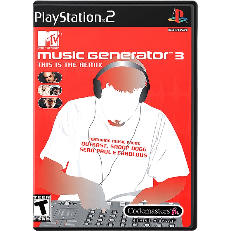 MTV Music Generator 3 - This Is the Remix - Đĩa game PS2