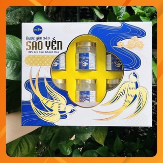 NƯỚC YẾN SÀO SAO YẾN KHÔNG ĐƯỜNG 6 HŨ x 70ml DÀNH CHO NGƯỜI ĂN KIÊNG