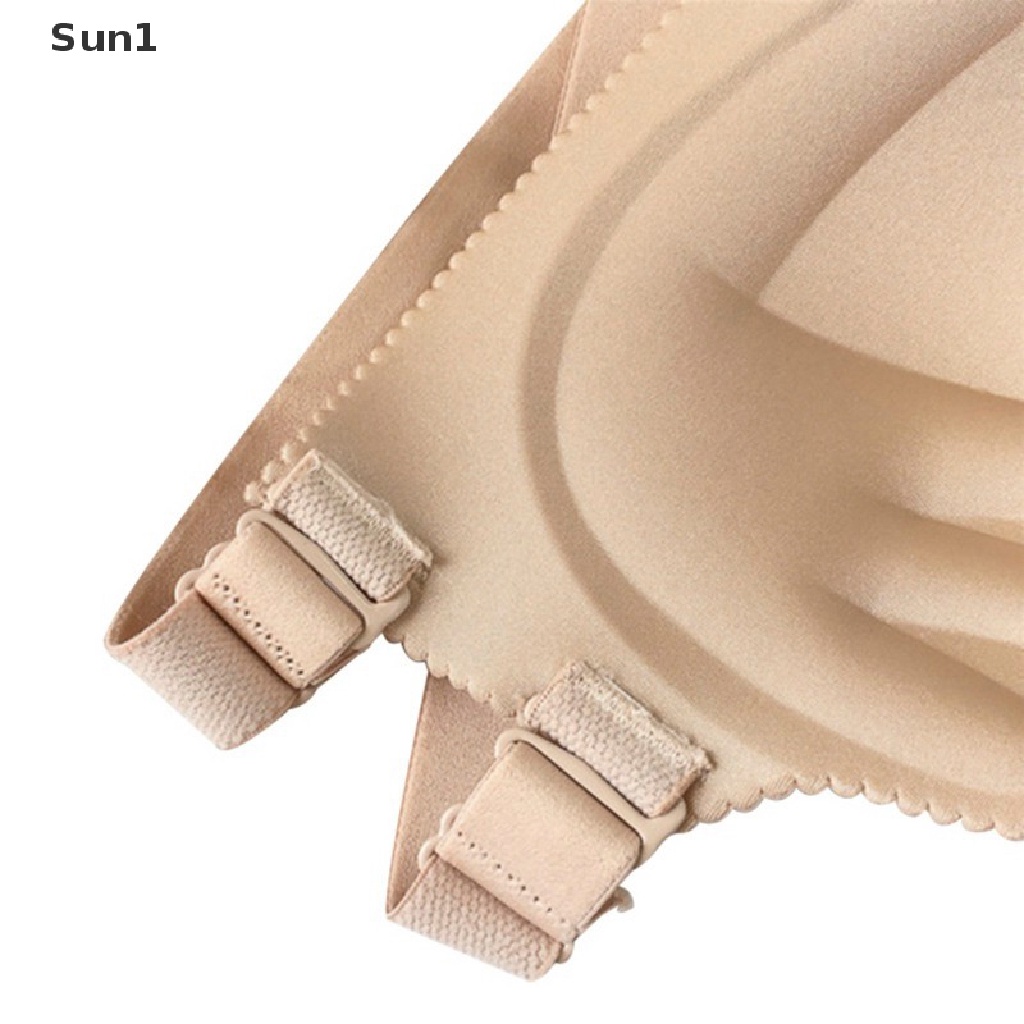 Sun1 > Áo Lót Nâng Ngực Không Gọng Thoáng Khí Vô Hình Màu Trơn Cho Nữ