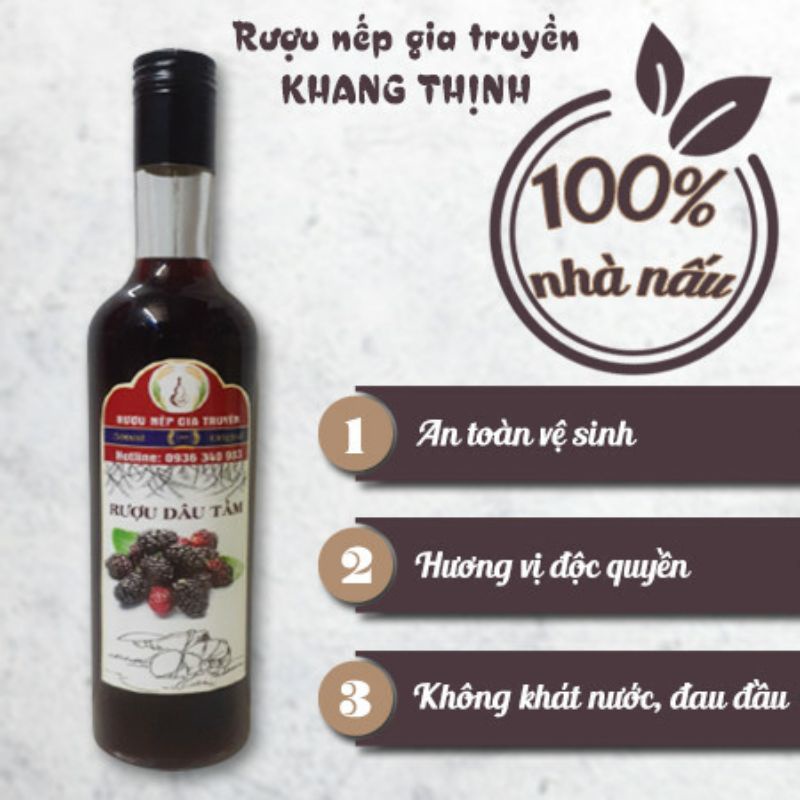 R.ươu dâu tằm.chai thủy tinh 500ml.làm quà biếu quà tặng sang trọng.loại ngon đặc biệt.