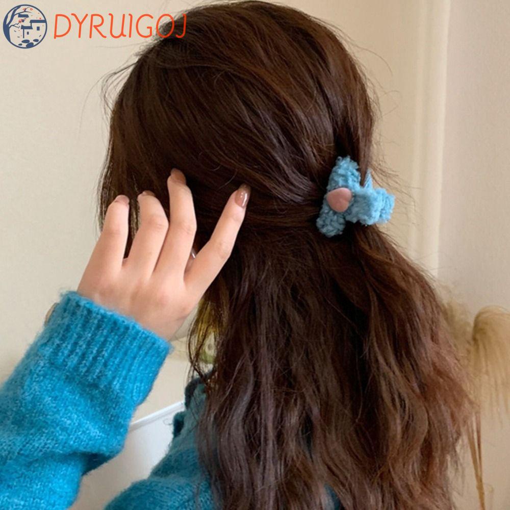 Kẹp Tóc Càng Cua Mini Bằng Vải Bông Trái Tim Dễ Thương Cho Nữ