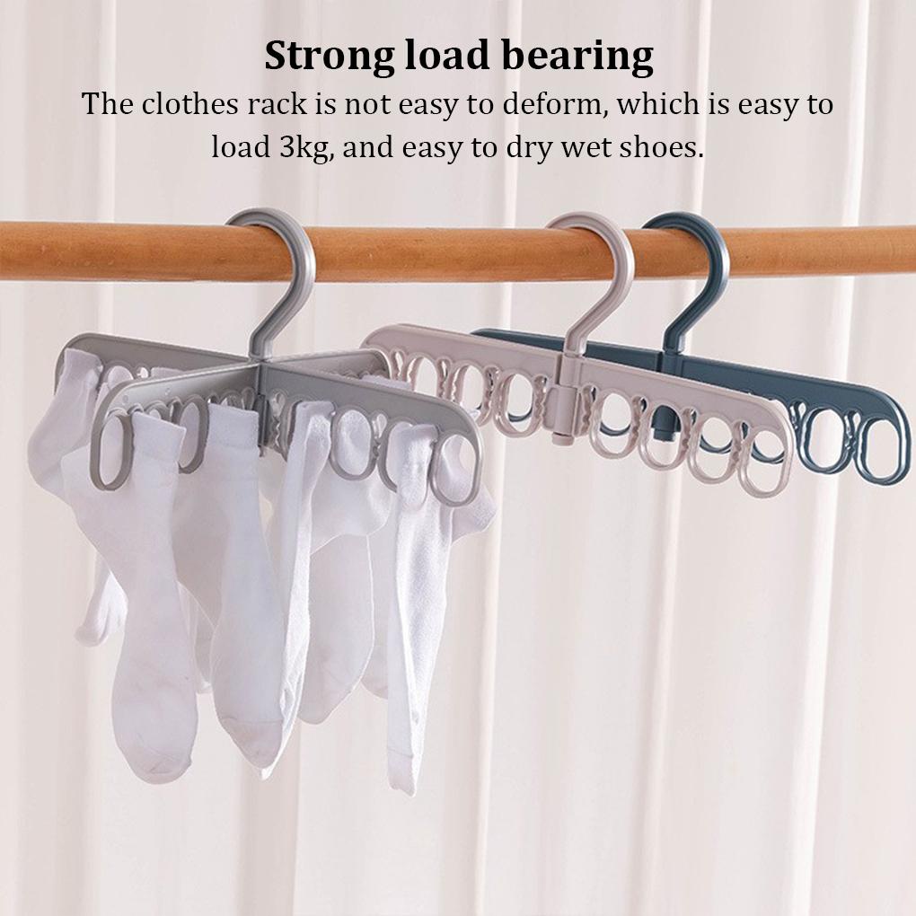 Móc Nhựa Phơi Quần Áo Có Thể Xoay Tiện Dụng