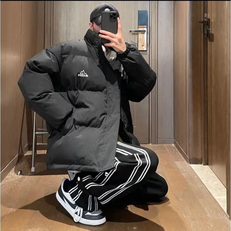 Quần Dài Thể Thao Ống Rộng Họa Tiết Kẻ Sọc Thời Trang Đường Phố Cho Nam