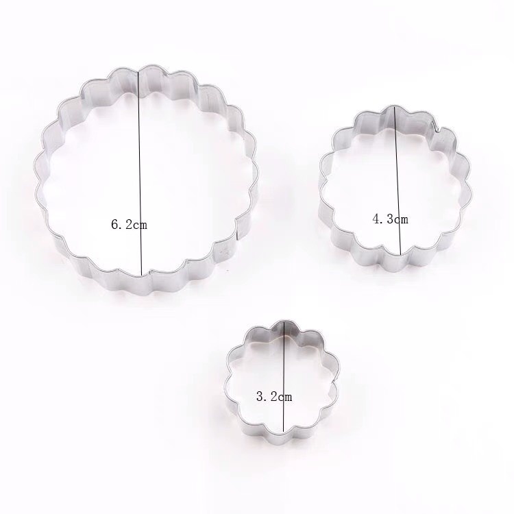 Khuôn cắt tạo hình cánh hoa hồng, hoa sen, hoa mẫu đơn, hoa cẩm chướng, hoa tuylip, hoa bìm bìm trang trí bánh, fondant,