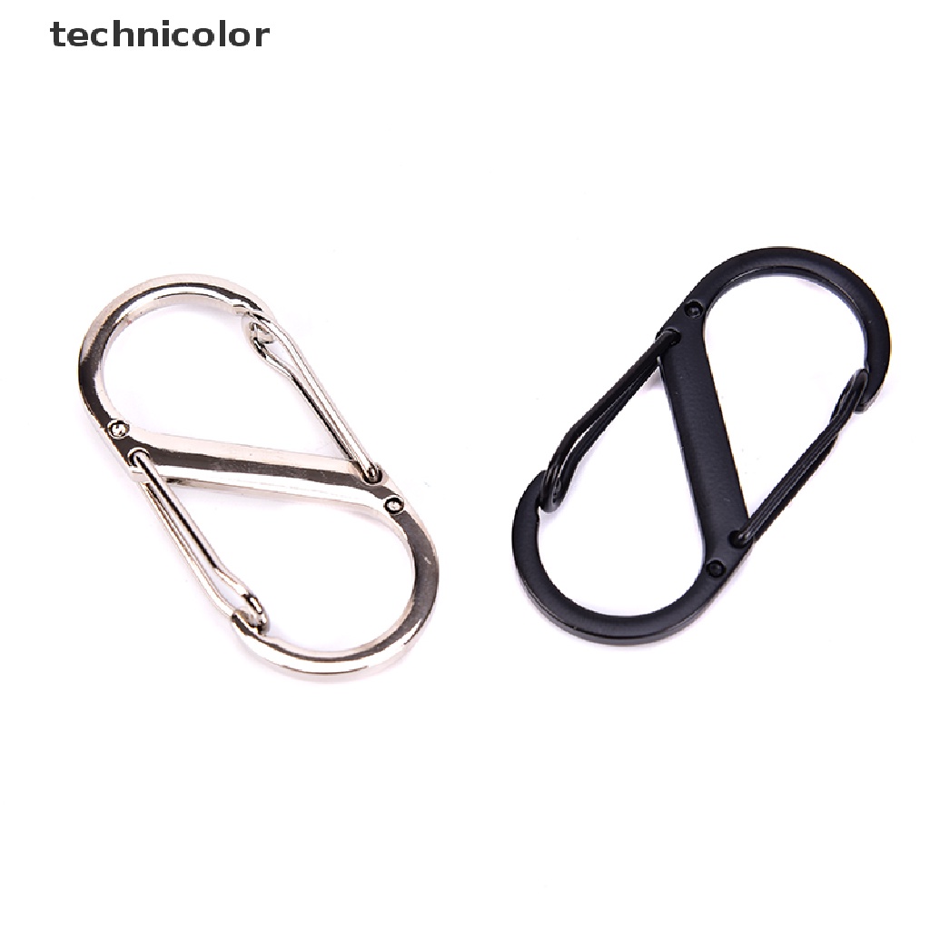 1 Móc Khóa Chữ S Bằng Thép Không Gỉ Nhiều Màu Sắc Dùng Trong Hoạt Động Ngoài Trời
