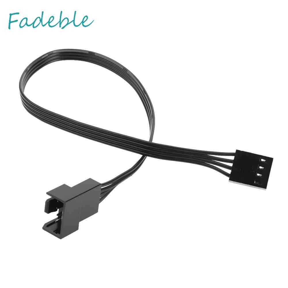 Cáp Nối Dài Bo Mạch Chủ 4Pin Cái Sang PWM Quạt 4Pin Đực 25cm