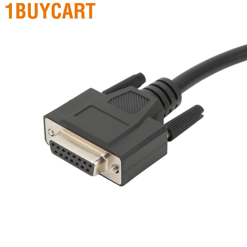 1buycart 14Pin 9Pin Diagnosis Cable Adapter 457‑6114 ABS Rubber High Flexibility for ET3 OBD2 317‑7485