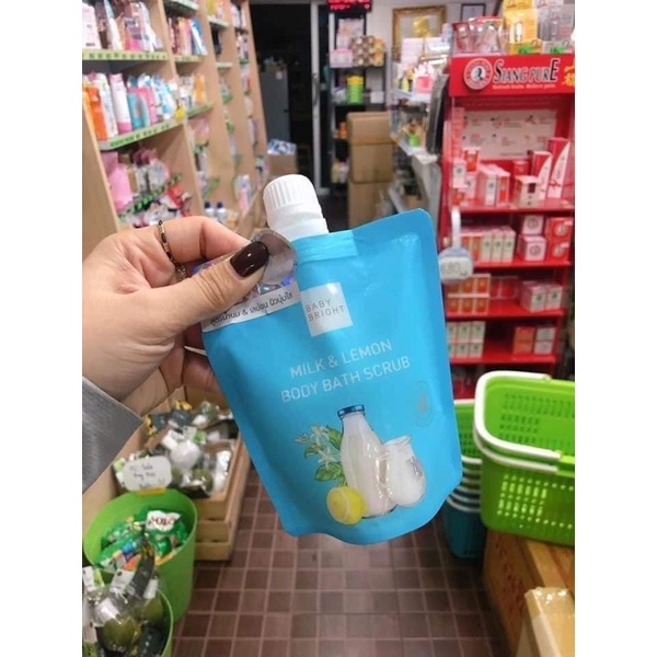 🍋 Muối tắm ủ dưỡng Milk & Lemon Body Bath Scrub