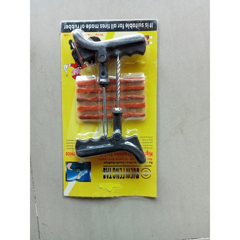 Dụng cụ Vá lụi/Vá dùi lốp xe không săm, dự phòng khẩn cấp cho ô tô/ xe máy