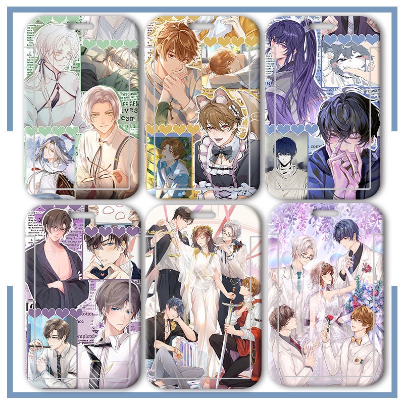 Vỏ Bảo Vệ Thẻ ID / Thẻ ID Họa Tiết Hoạt Hình Tears of Themis Kèm Móc Khóa