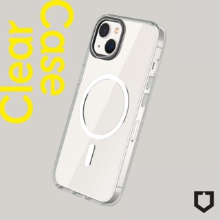 Series iPhone 12/ 13/ 14 | Ốp trong suốt Clear Case RhinoShield không ố vàng, chống sốc, tích hợp sạc không dây