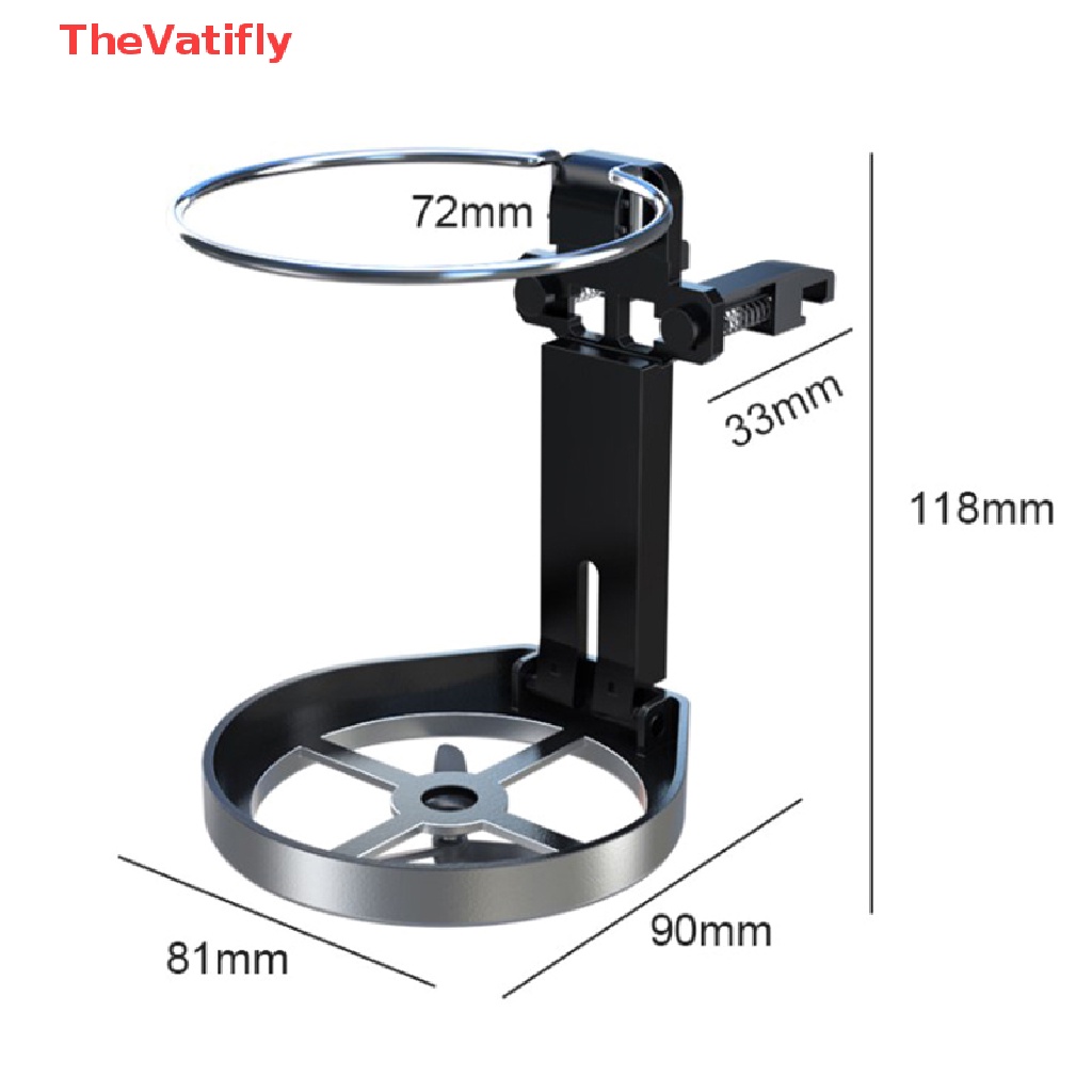 Giá Đỡ Cốc / Đồ Uống Có Thể Gấp Gọn Kèm Quạt Tản Nhiệt Tiện Dụng Cho Xe Hơi