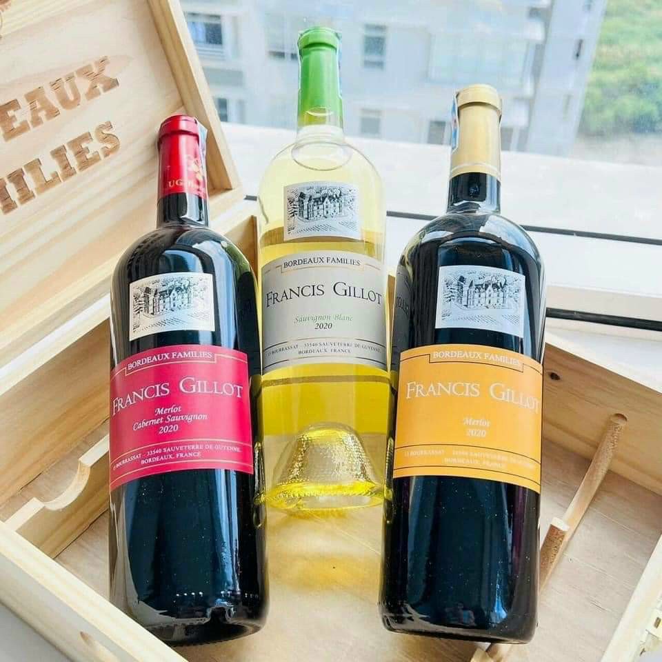 Rượu vang Pháp Francis Gillot Cabernet sauvignon 750ml 13,5%