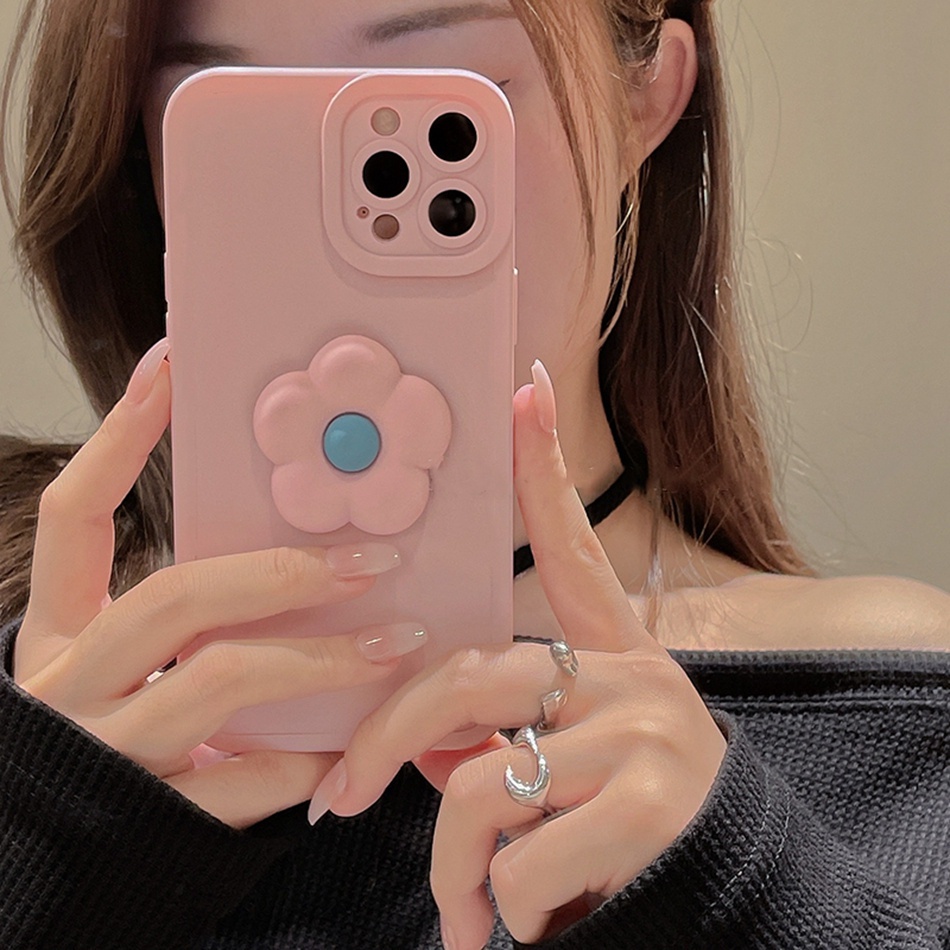 Ốp Điện Thoại Mềm Nhám Hình Hoa Cho iPhone 7 8 6 6S Plus 11 12 13 14 Pro MAX Plus Mini X XR XS MAX SE 2020 2022