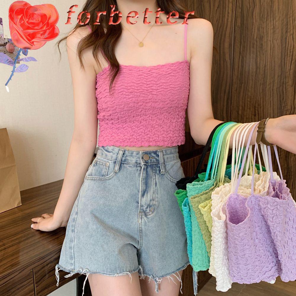 Áo Lót Ống Hai Dây Màu Trơn Thoáng Khí Gợi Cảm Cho Nữ